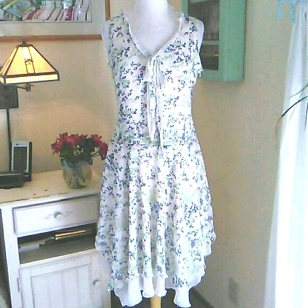 Theme Layered Asymmetrical Dress Cottagecore. Fairycore. SOFT Girl